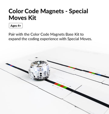 Ozobot Color Code Magnets Special Moves Kit:Interactive Coding Learning Tool For Kids Ages 3+,Enhances Logic & Problem-Solving S