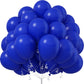 Jobkoo Blue Balloons 12 Inch, 50Pcs Dark Blue Balloon Kit Royal Blue Latex Balloons Matte Blue Helium Party Balloons For Boys Bi