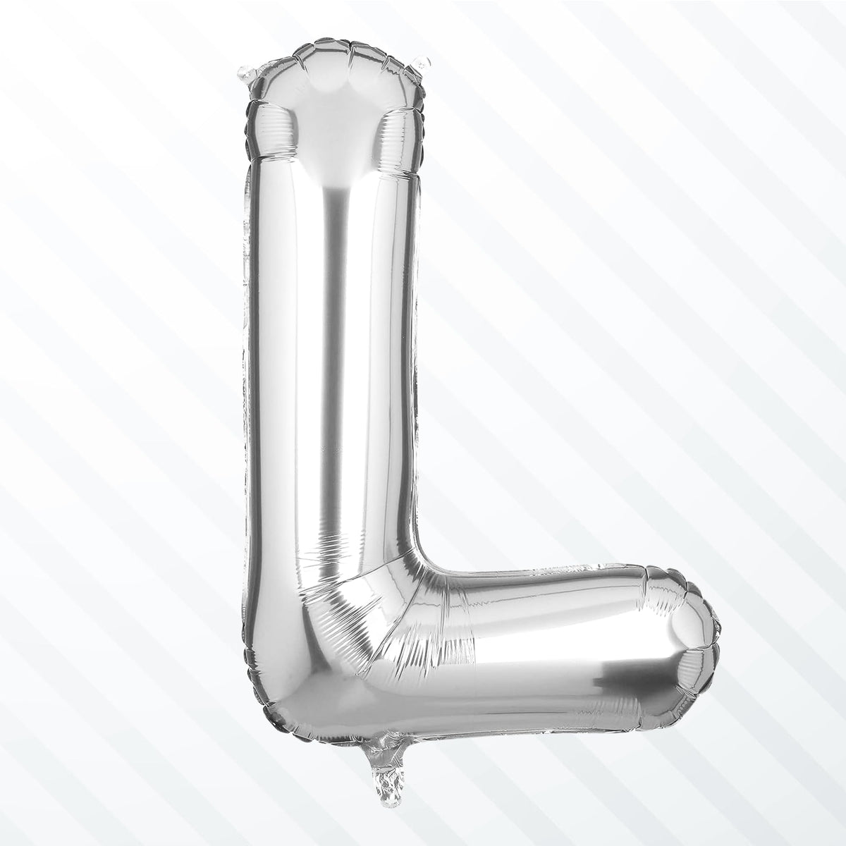 Flyloons Silver L Alphabets Letter Foil Balloons Perfect for Birthday Decoration Items, Anniversary, Bachelorette, Wedding, Fare