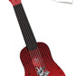 LEXIBOOK Voice My First Guitare, 6 Nylon Strings, 53 cm, Guide Included, K200TV, Red/Black