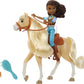 Mattel Spirit Untamed Doll & Toy Horse Set, 7-Inch Pru Small Doll With 7 Movable Joints, Chica Linda (8-Inch) With Soft Mane & Tail & Accessories