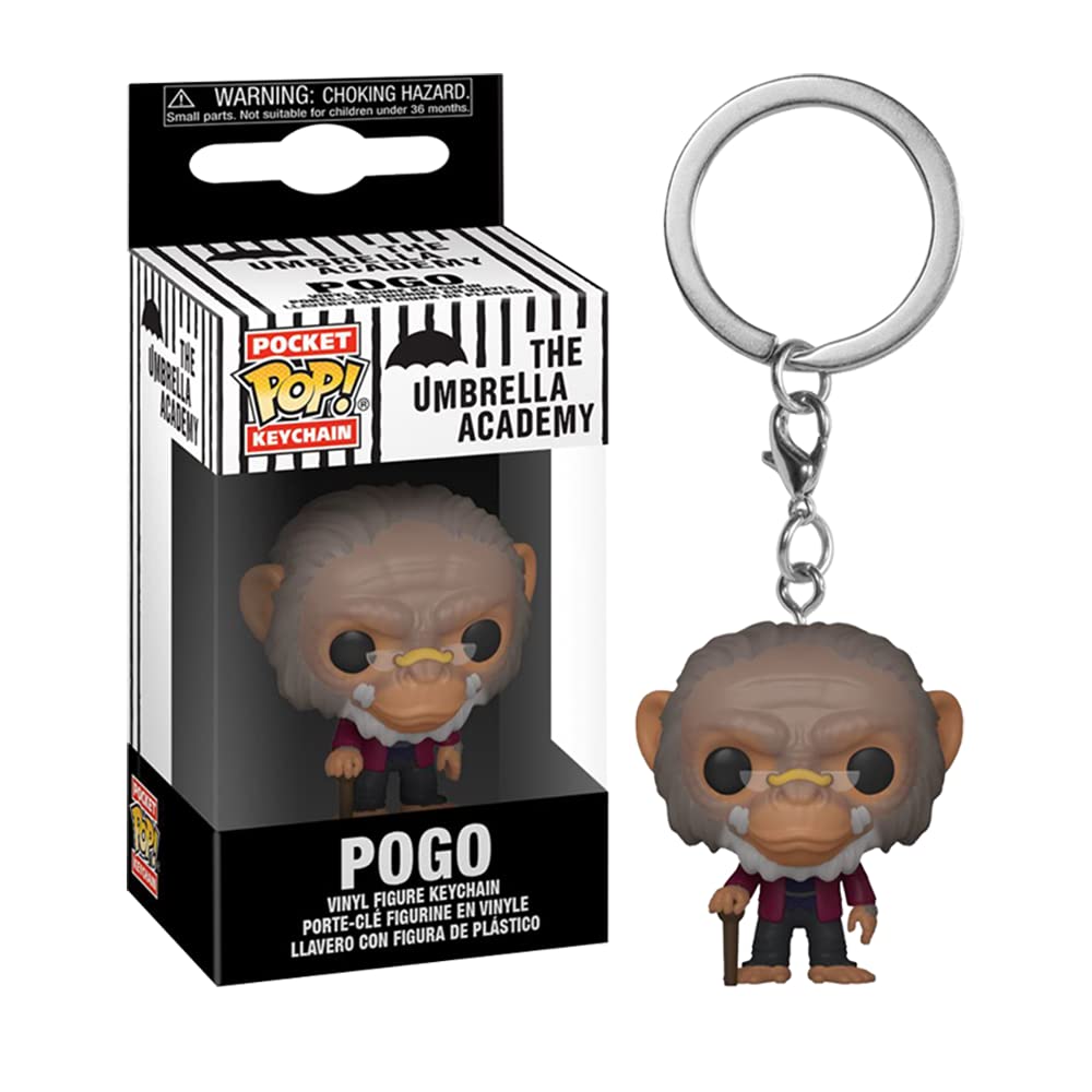 Funko Pop Keychain: Umbrella Academy - Pogo, Multicolor, 2 Inches