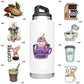 Coffee Stickers For Laptop Coffee Stickers For Water Bottles Waterproof Funny Coffee Stickers Pack (50 Pcs)