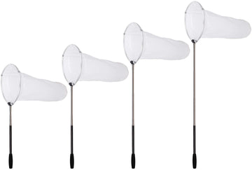 Restcloud Insect And Butterfly Net With 12' Ring, 24' Net Depth, Handle Extends To 59 Inches (10' Ring, 48' Handle)