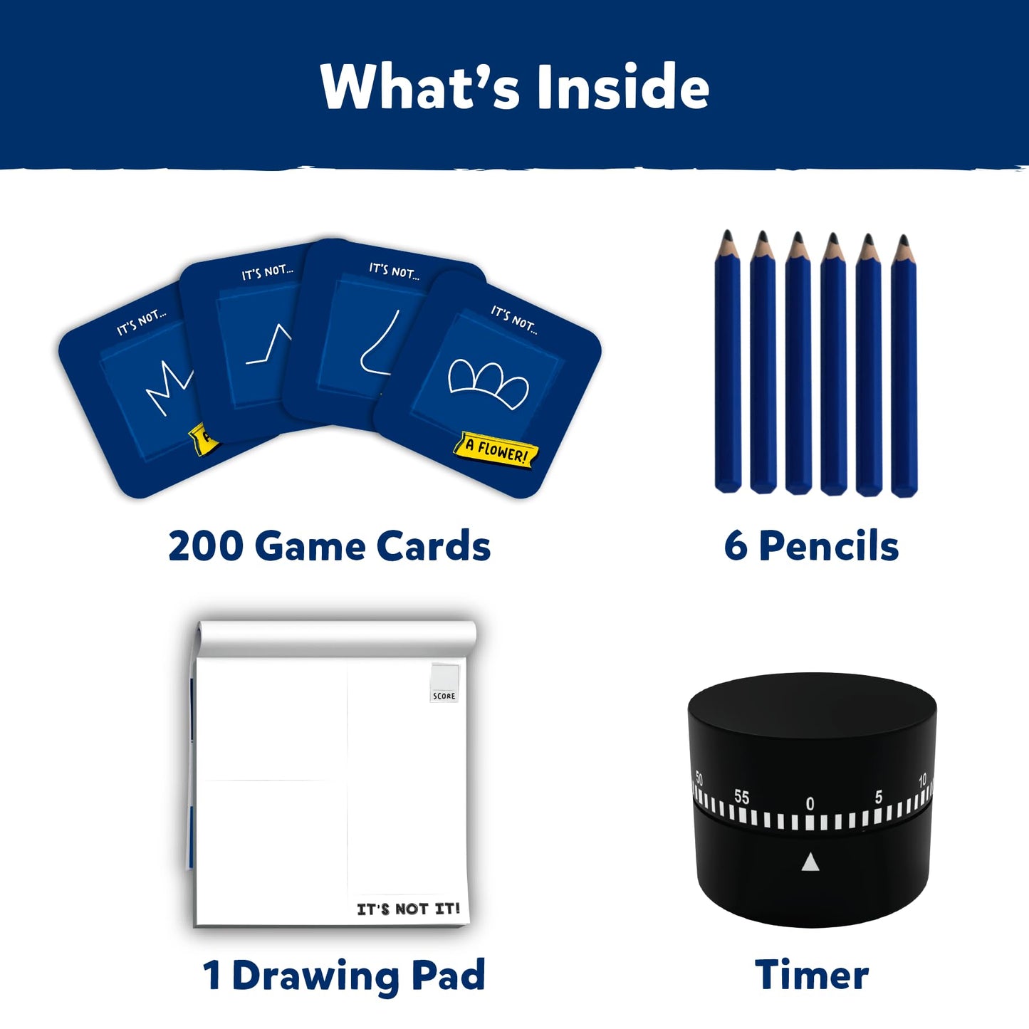 Skillmatics Card & Board Game - It’S Not It, Fast-Paced Fun, Hilarious Drawing Game, Perfect For Families, Parties, And Game Nights, Race To Doodle, Gifts For Kids, Teens, Adults Ages 7, 8, 9, 10 & Up