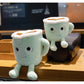 Yoholto Latte Plush Pillow, 7.8 Inch Coffee Cup Plush Doll Toy, Coffee Food Stuffed Plush, Christmas Birthday Gift For Kids Adul