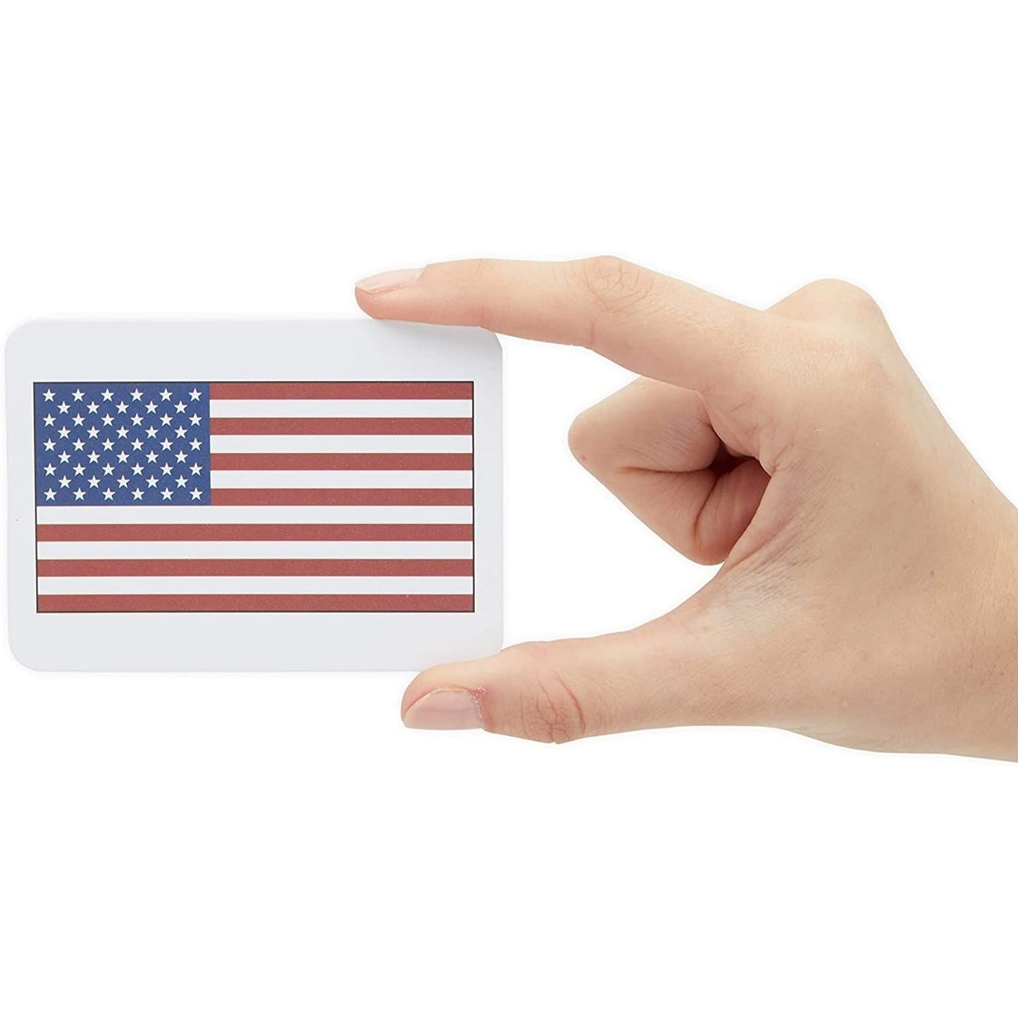 Blue Panda 205 Countries Flags Flash Cards For Kids - Country Flags With Continents & Capitals (2.5 X 3.5 In)