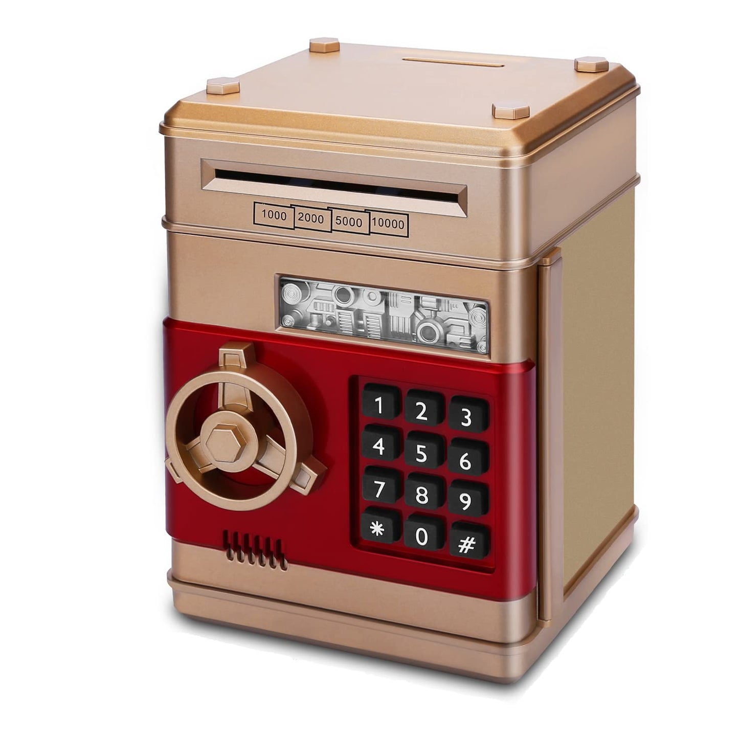 Adsoner Toy Piggy Bank, Electronic Password Saving Box Gift For Kids