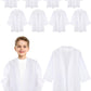 Flotory 10 Pcs Kids Doctor White Coat Scientist Suit Surgeon Suit Uniform Doctor Lab Coat For Boys Girls Career Day Halloween Pr