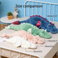 Leahaoe Giant Weighted Stuffed Animal 51.2'' 7Lbs, Soft Dragon Plush Toy, Blue Stuffed Dragon Pillowfort For Kids And Adults(202
