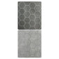 Chessex Play Mat - Mat: 1 Hex 2 Sided Black/Grey Megamat (Two Color Mat) - Smooth & Tough - Compatible With Tabletop Rpgs - Acce