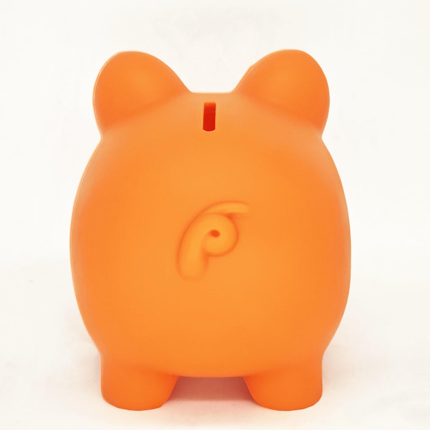 Cute Piggy Bank For Sbrvaniy Pig Money Bank Coin Bank For Boys And Girls My First Unbreakable Money Bank Large Size Decoration Savings Christmas, Halloween, Birthday Gift (Orange)