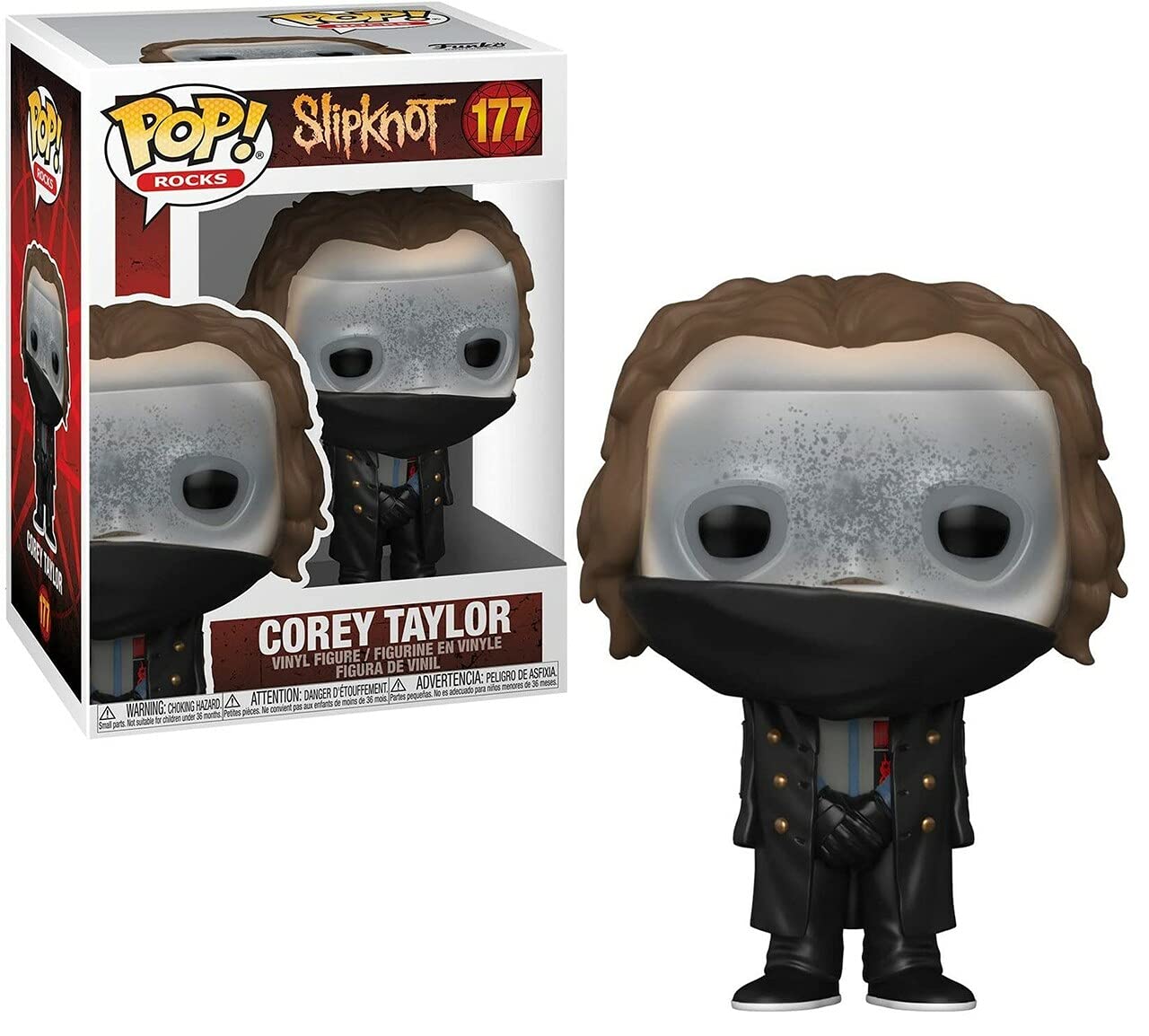 Funko Pop! Rocks Slipknot Corey Taylor Vinyl Figure - Multicolor, Model 49378