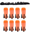 8 Pack Mega Missile Refill With Carrying Strap - Toy Rocket Launcher Ammo For Nerf N-Strike Elite Series