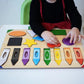 The Learning Journey Lift & Learn Puzzle - Colors & Shapes, Educational Toy for Ages 3+, Cardboard, Model 501825, Brown