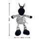 YOUYA DENTAL Tooth Fairy Plush Doll  Dental Plush Oral Health Presentation Puppet Zebra Tooth Fairy Dental Educational Plush Small Size Doll with Teeth for Kids Chidren Boys Girls