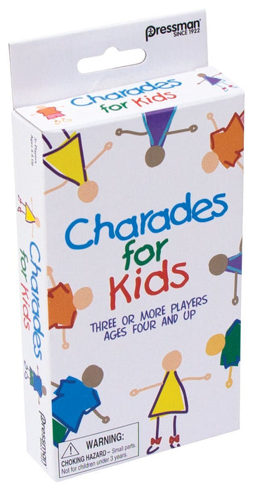 Pressman Charades For Kids Peggable - No Reading Required Family Game Multicolor ,5'