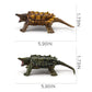 Wonwontoys Snapping Turtle Model 2Pcs Turtle Figure Wild Life Realistic Tortoise Figures Toy Table Decorations
