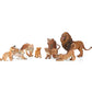 Bolzra Safari Zoo Animals Figures Toys, 14 Piece Realistic Jungle Animal Figurines, African Wild Plastic Animals With Lion, Elephant, Giraffe Educational Learning Playset For Toddlers, Kids, Children