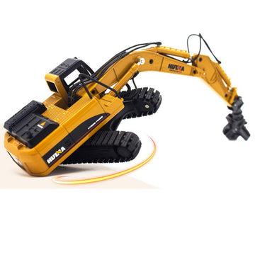 Ailejia 1/50 Scale Diecast Articulated Dump Truck Alloy Models Timber Grab Vehicle Construction Vehicle Model Engineering Car To