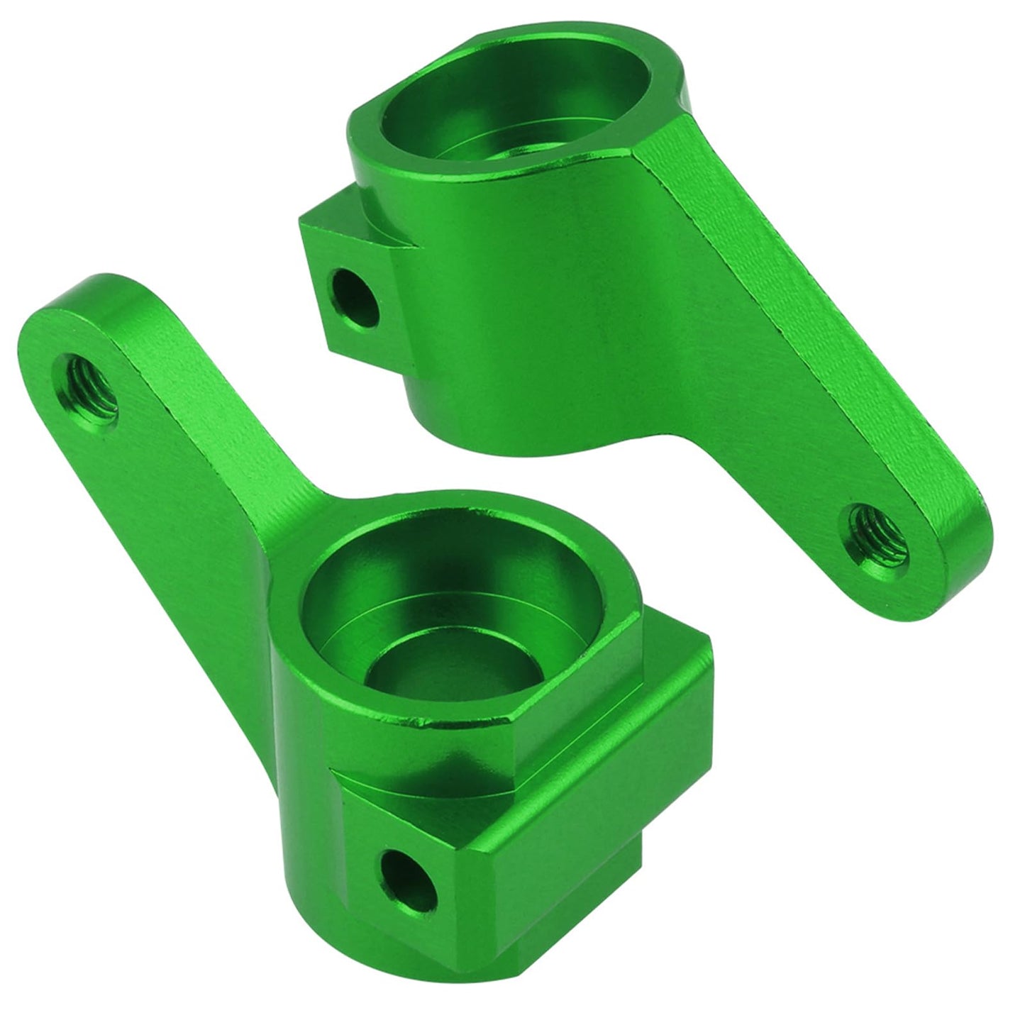 HobbyPark Aluminum Front Steering Blocks Upgrade Parts for 1/10 Traxxas 2WD Slash, Rustler, Stampede, Bandit, Replace 3736, Gree