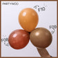 PartyWoo Brown Balloons Pack - 85 Pcs, 5-18 Inch Rubber Balloons for Garland/Arch Decorations, Boho Style