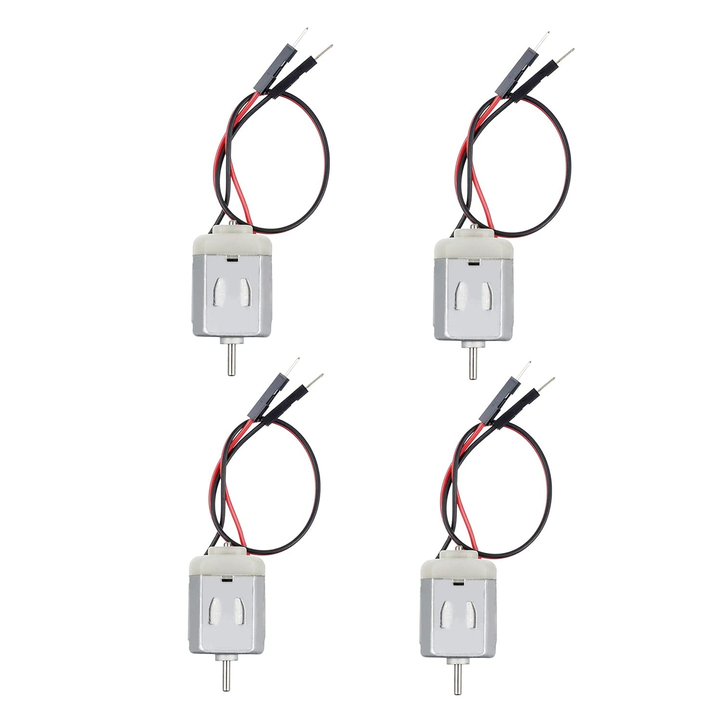 Bojack 4 Pcs Type 130 Ek1450 1 V- 6 V Volt Miniature Dc Toy Motors For Arduino Hobby Diy Projects