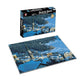 Scenic Spot Of The World Snowy Town 500 Piece Jigsaw Puzzle