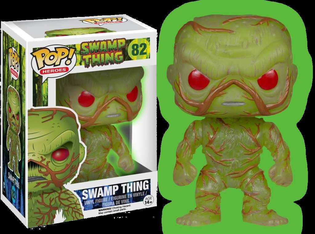 Funko Pop! Dc Heroes: Swamp Thing Vinyl Figure (Glow In The Dark Version)