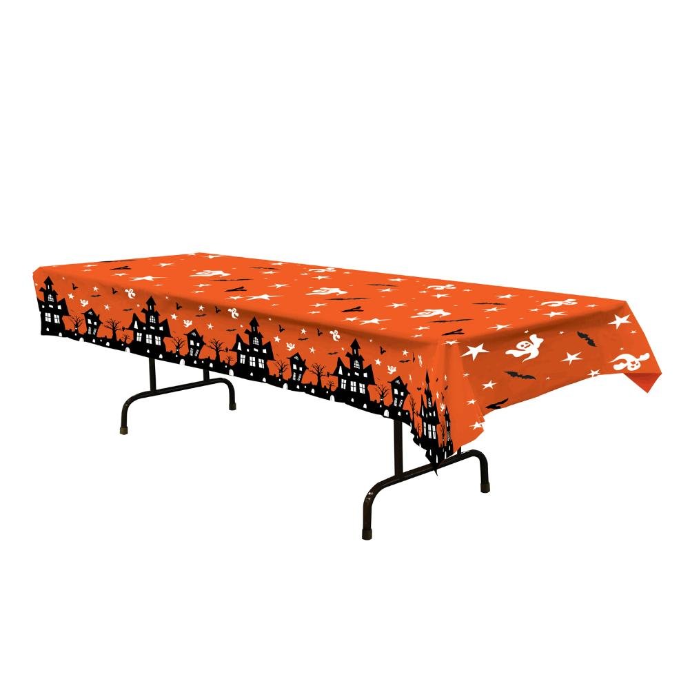 Haunted House Plastic Table Cover (Pack of 6)
