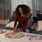 Ravensburger 500 Piece Round Jigsaw Puzzle - Circle of Colors, 20.5" Diameter, Multicolor, Cardboard, Model 17351
