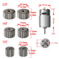 2Pcs 12 Volt Rs550 30000Rpm High-Speed 7R Motor (15T/19T/23T) For Kids Ride On Toys Car Power Wheels Motor Gearbox Upgrade Repla