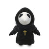 Fimigid Plague Doctor 12'' Plush, Halloween Stuffed Doll Plushie Toy Gift For Kids, Halloween Hugging Cushion Decor(Cross Cloak