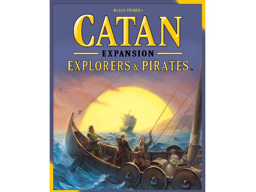 CATAN Explorers & Pirates Board Game 5-6 Player EXTENSION - Expand Your CATAN Game for More Players, Strategy Game for Kids & Ad