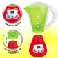 Junior Smoothie Maker Juicer Set - Electric Toy Mixer Juice Blender with Plastic Play Food, Kitchen Toys for Kids, Lights and So