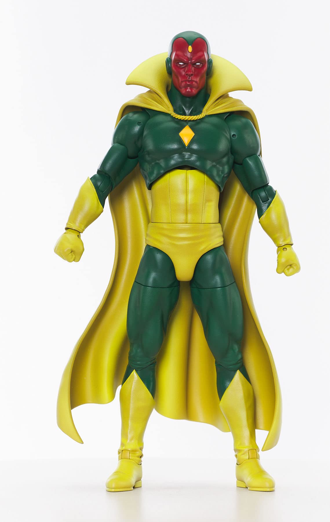 Diamond Select Toys Marvel Select Vision Action Figure, 7 Inch, Multicolor, Plastic, Model MAR222300