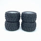 KingVal Replacement 2PCS Left + 2PCS Right Tire Tyre Wheel RC Parts Compatible with WLtoys A979 A979-B A979-A RC Car