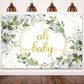 Sage Green Baby Shower Decorations Greenery Baby Shower Decorations With Sage Green Balloons Garland Arch Greenery Oh Baby Backdrop Eucalyptus Leaf Tablecloth For Boho Jungle Safari Woodland Party
