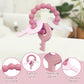 Yapromo Teething Keys For Baby 3-18 Months, Infants/Toddlers Sensory Chew Toys, Cute Teether Keys For Baby Girl, Soft Silicone T