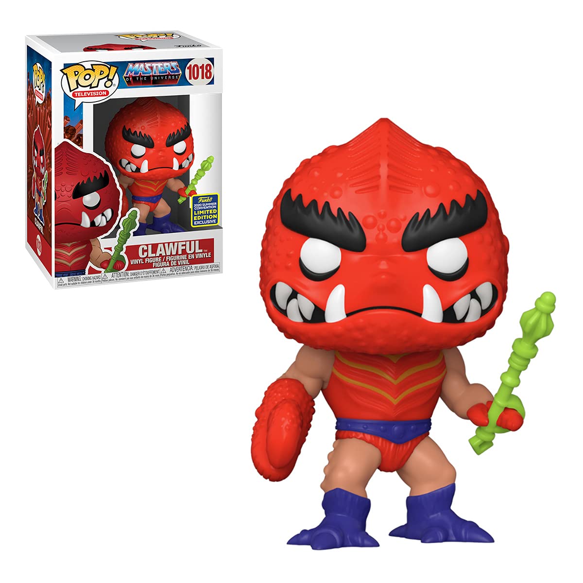 Funko Pop! Tv: Masters Of The Universe - Clawful, Multicolor 2020 Summer Convention Exclusive