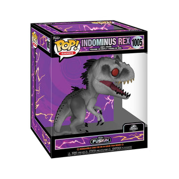 Funko Pop! Super: Fusion - Indominus Rex - 1/6 Odds For Rare Chase Variant - Jurassic Park - Collectable Vinyl Figure - Gift Ide