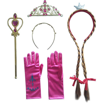 Spunicos Girls Snow Queen Princess Costume Accessories Anna Opt2