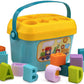 Jbm Enterprise Baby First Blocks Activity Toys Sorter Baby And Toddler Toy Abcd Learning Shape Alphabets Storage Bucket Toys