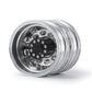 QUE-T 4pcs Aluminum Rear Wheel Hubs Rims for 1/14 Tamiya Tractor Climbing Trailer RC Car Upgrade Parts