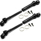 2 Pcs Steel 100MM-135MM Drive Shafts for 1/10 Axial Wraith/SCX10/Dingo/D90 RC Crawler Car (100MM-135MM)