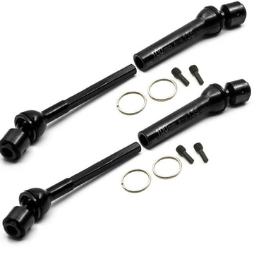 2 Pcs Steel 100MM-135MM Drive Shafts for 1/10 Axial Wraith/SCX10/Dingo/D90 RC Crawler Car (100MM-135MM)