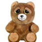 Feisty Pets Plush Stuffed Bear - Sir Growls-A-Lot, 8.5" Brown Polyester Toy
