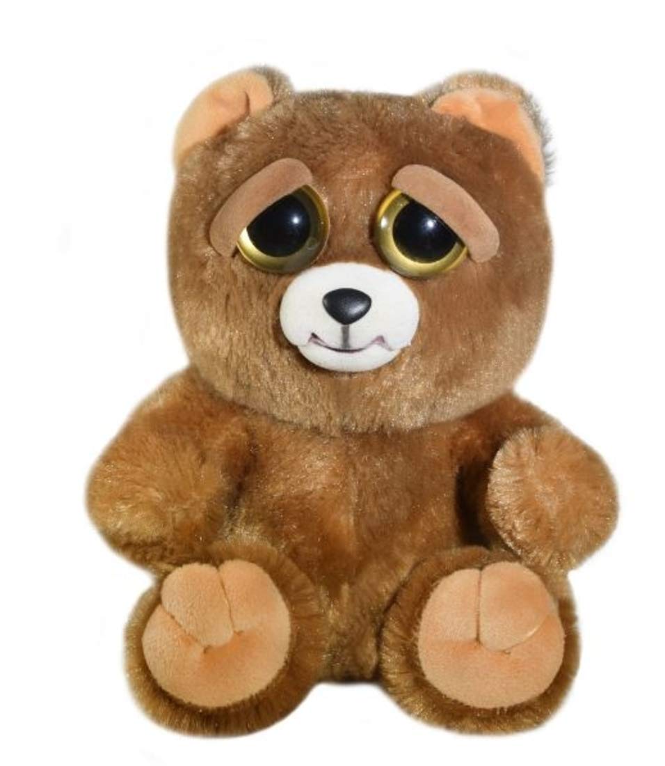 Feisty Pets Plush Stuffed Bear - Sir Growls-A-Lot, 8.5" Brown Polyester Toy