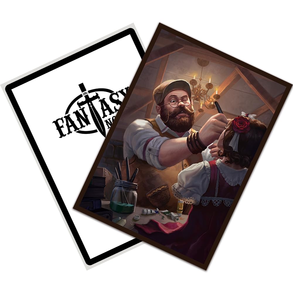Fantasy North - Gilfred - The Toy Maker - 100 Smooth Matte Tcg Trading Card Sleeves - Fits Magic Mtg Commander Pokemon And Other