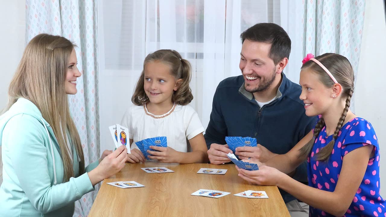 Regal Games Card Games for Kids - 6 Pack Classic Family Games, Plastic, Original Color, Model 272
